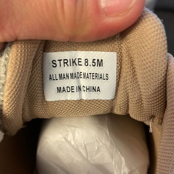 CUSHIONAIRE Women's Chunky Sneaker +Memory Foam 8.5 WHITE/TAN - Picture 8 of 9